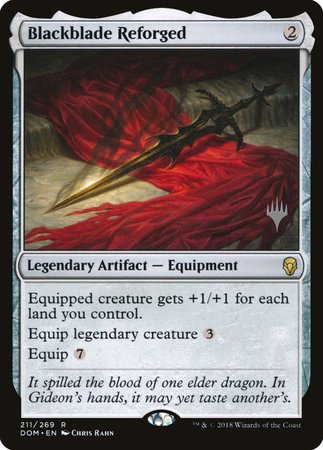 Blackblade Reforged [Dominaria Promos] | GnG Games