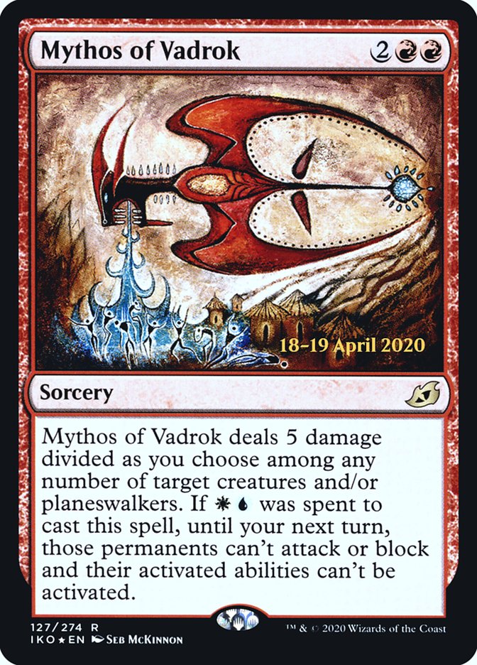 Mythos of Vadrok  [Ikoria: Lair of Behemoths Prerelease Promos] | GnG Games