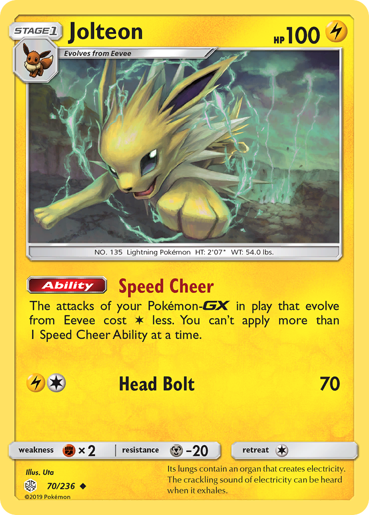 Jolteon (70/236) [Sun & Moon: Cosmic Eclipse] | GnG Games