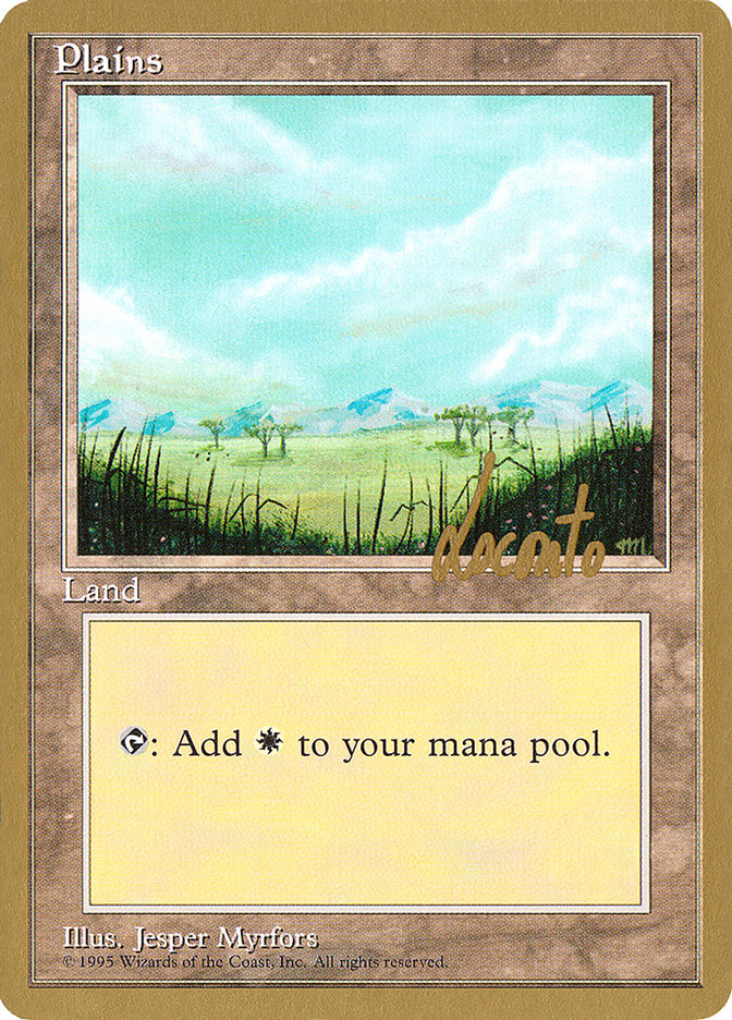 Plains (ml365) (Michael Loconto) [Pro Tour Collector Set] | GnG Games