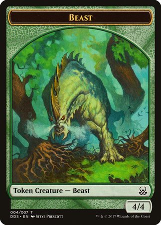 Beast Token [Duel Decks: Mind vs. Might Tokens] | GnG Games