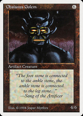 Obsianus Golem [Summer Magic / Edgar] | GnG Games