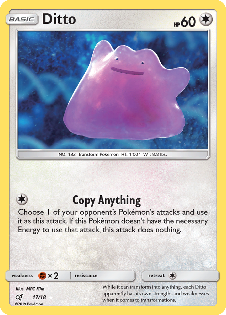 Ditto (17/18) [Sun & Moon: Detective Pikachu] | GnG Games