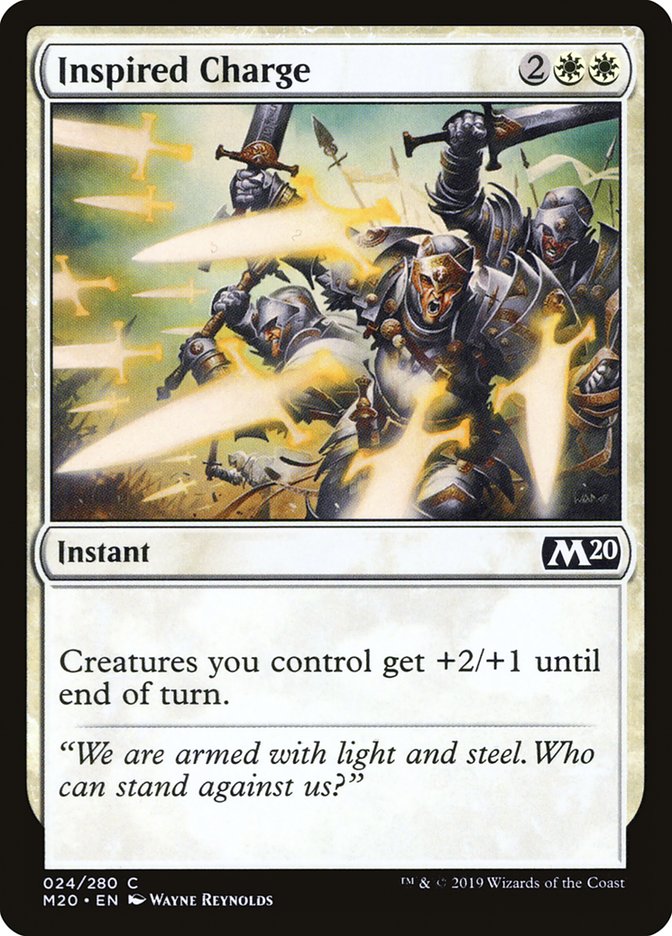 Inspired Charge [Core Set 2020] | GnG Games