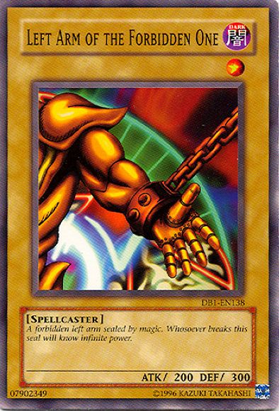 Left Arm of the Forbidden One [DB1-EN138] Common | GnG Games