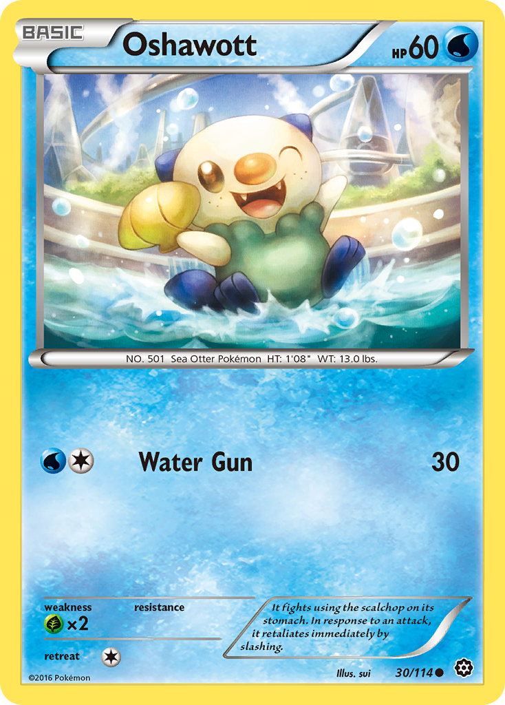 Oshawott (30/114) [XY: Steam Siege] | GnG Games