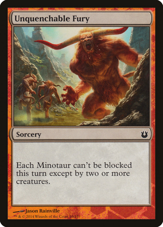 Unquenchable Fury [Hero's Path Promos] | GnG Games