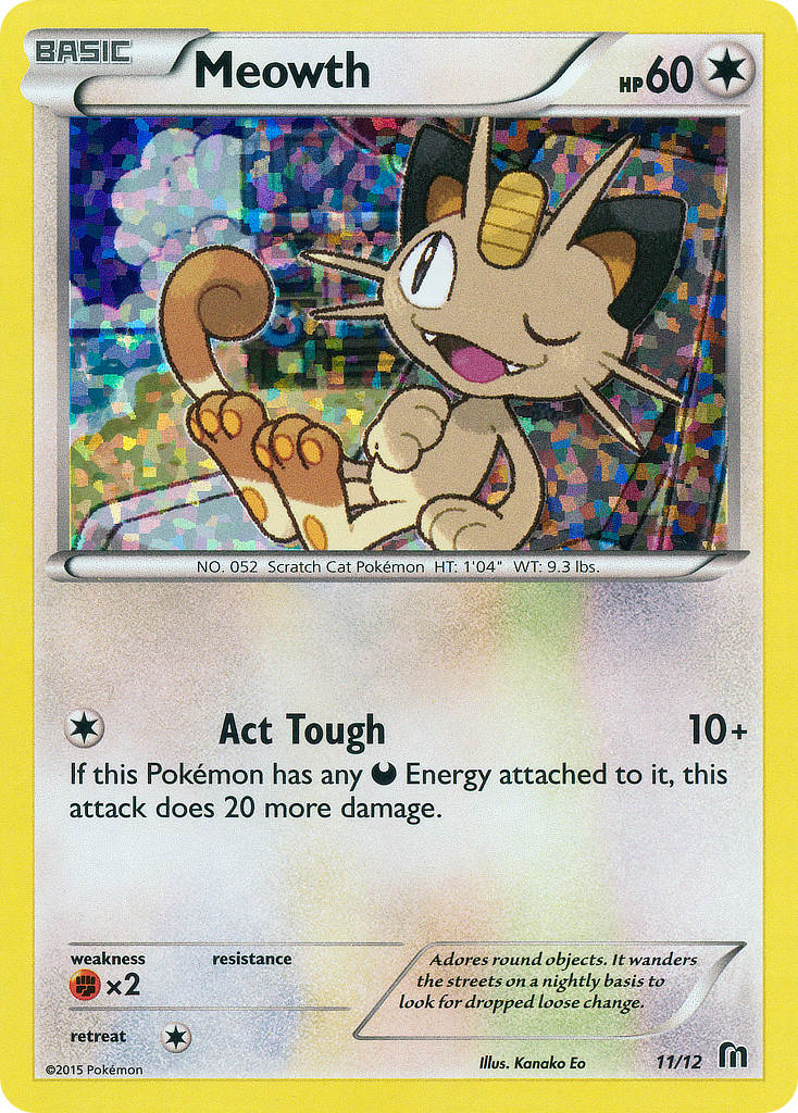 Meowth (11/12) [McDonald's Promos: 2016 Collection] | GnG Games