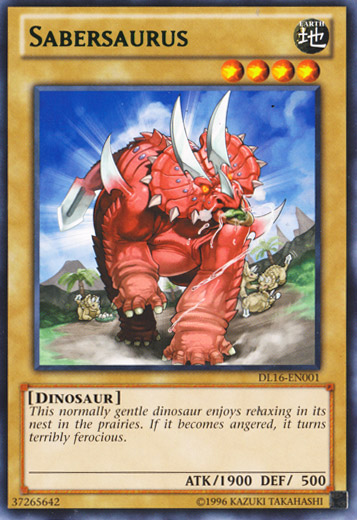 Sabersaurus (Green) [DL16-EN001] Rare | GnG Games