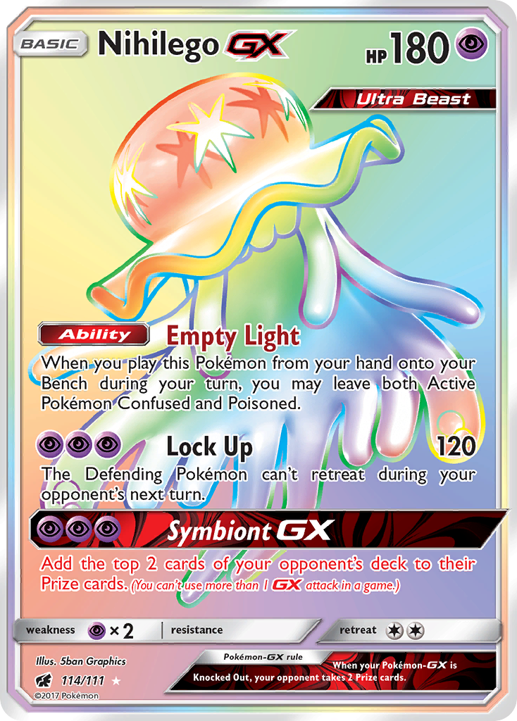 Nihilego GX (114/111) [Sun & Moon: Crimson Invasion] | GnG Games