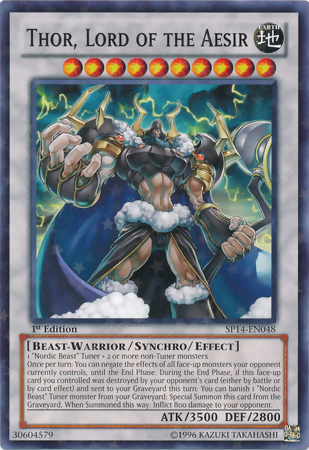 Thor, Lord of the Aesir [SP14-EN048] Starfoil Rare | GnG Games