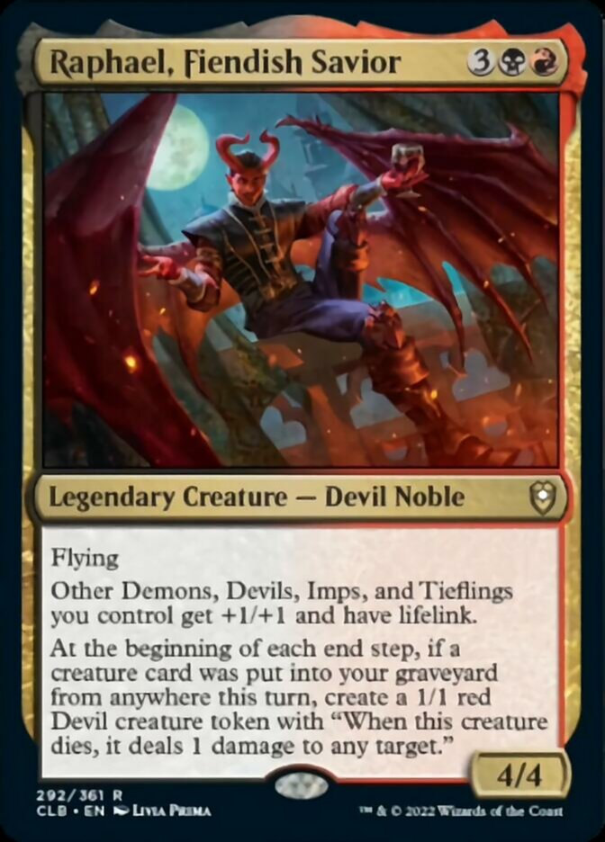 Raphael, Fiendish Savior [Commander Legends: Battle for Baldur's Gate] | GnG Games