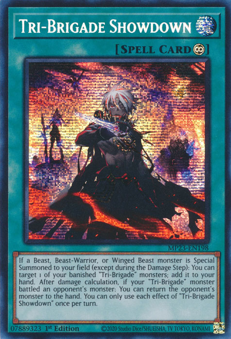 Tri-Brigade Showdown [MP23-EN198] Prismatic Secret Rare | GnG Games