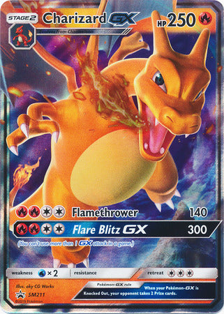 Charizard GX (SM211) (Jumbo Card) [Sun & Moon: Black Star Promos] | GnG Games