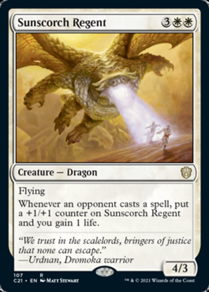 Sunscorch Regent [Commander 2021] | GnG Games