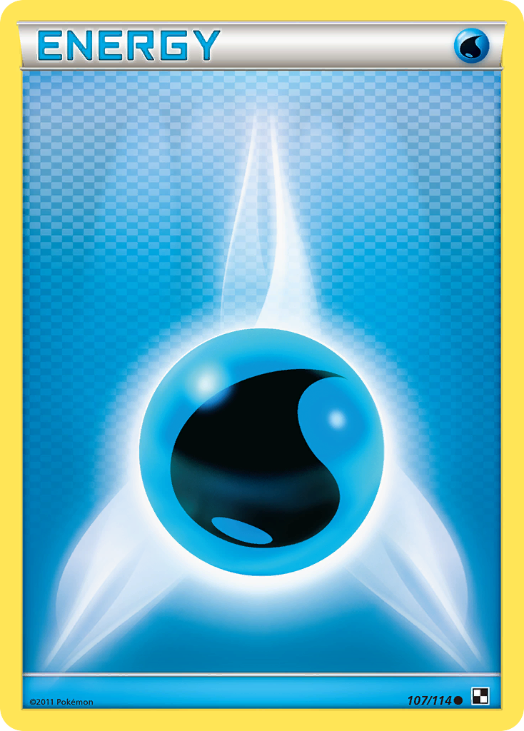 Water Energy (107/114) [Black & White: Base Set] | GnG Games