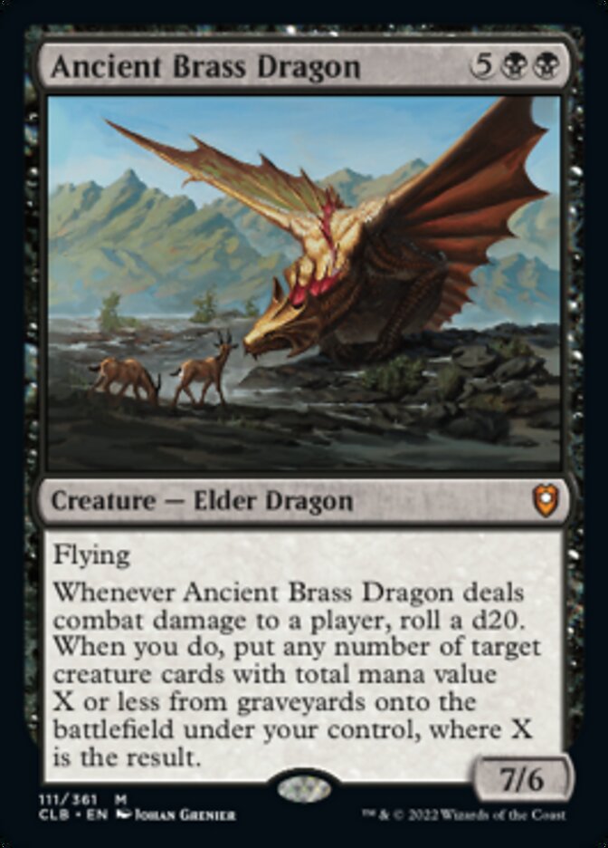 Ancient Brass Dragon [Commander Legends: Battle for Baldur's Gate] | GnG Games