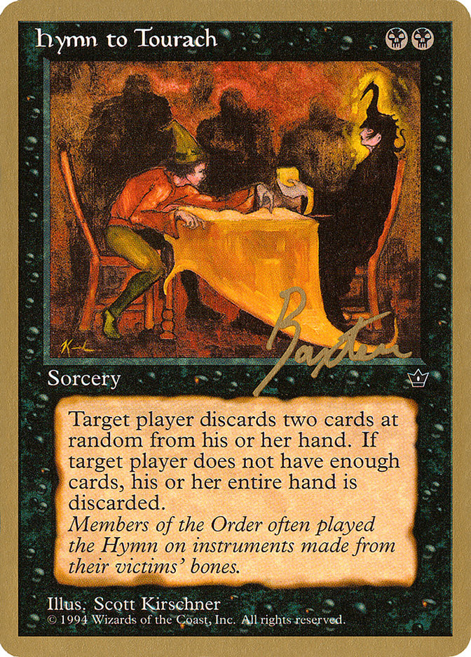 Hymn to Tourach (Table) (George Baxter) [Pro Tour Collector Set] | GnG Games