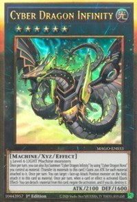 Cyber Dragon Infinity (Alternate Art) [MAGO-EN033] Gold Rare | GnG Games