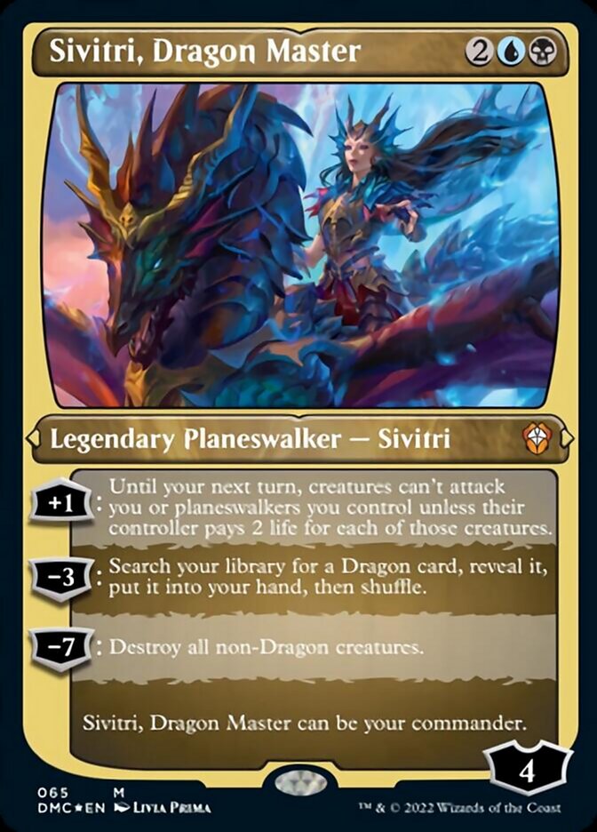 Sivitri, Dragon Master (Foil Etched) [Dominaria United Commander] | GnG Games