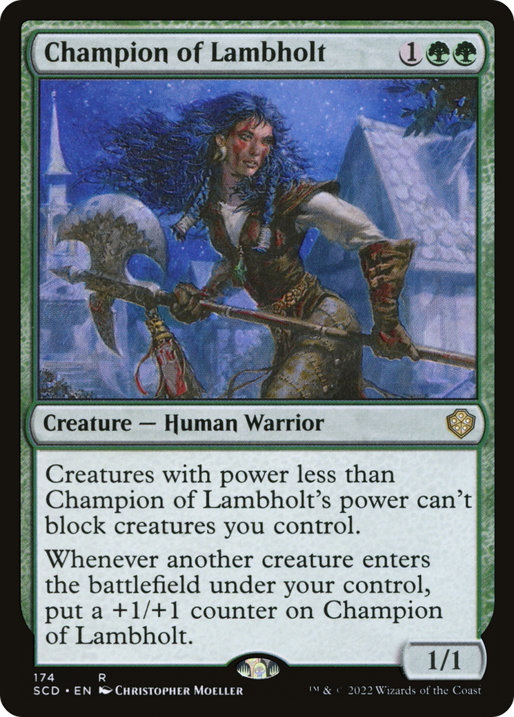 Champion of Lambholt [Starter Commander Decks] | GnG Games