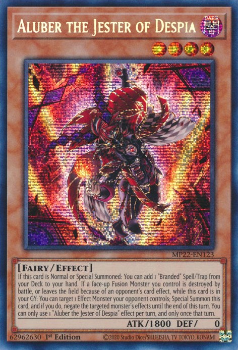 Aluber the Jester of Despia [MP22-EN123] Prismatic Secret Rare | GnG Games