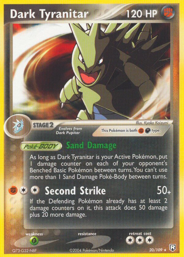 Dark Tyranitar (20/109) (Theme Deck Exclusive) [EX: Team Rocket Returns] | GnG Games