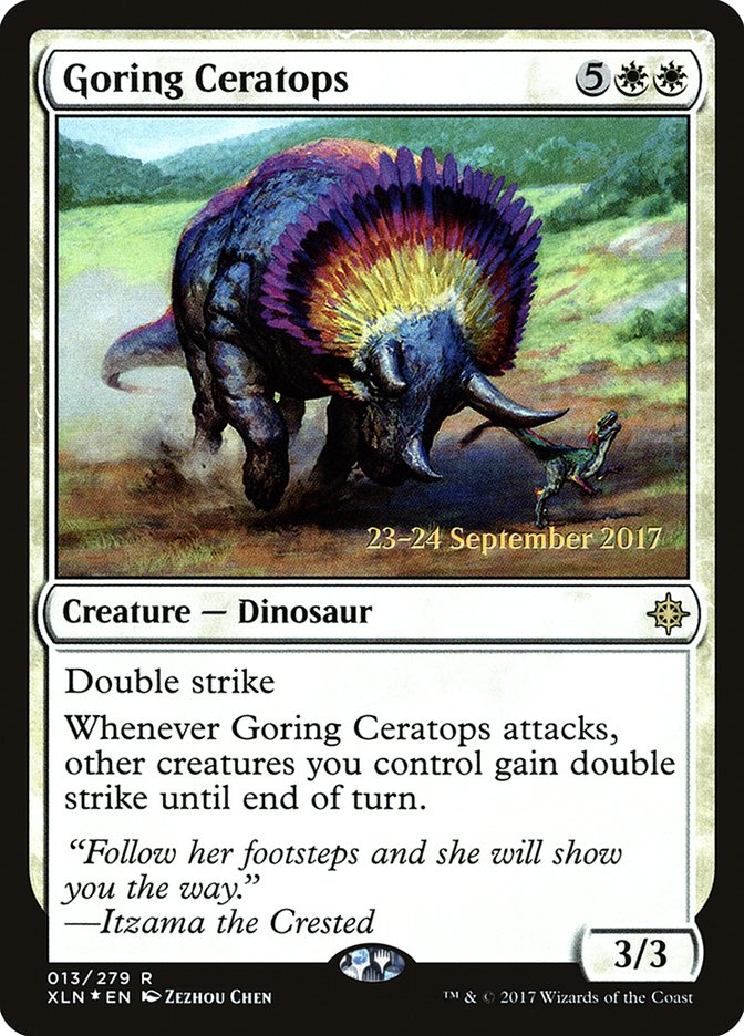 Goring Ceratops  [Ixalan Prerelease Promos] | GnG Games