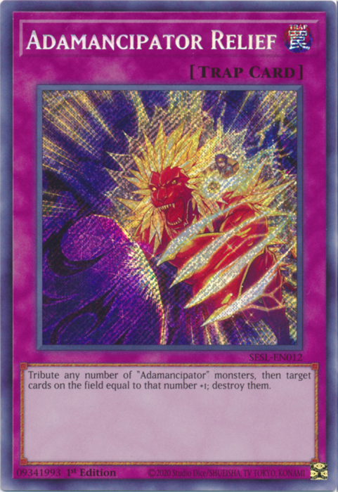 Adamancipator Relief [SESL-EN012] Secret Rare | GnG Games