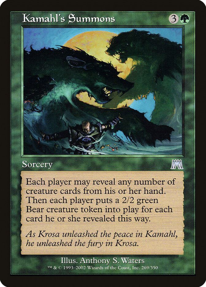 Kamahl's Summons [Onslaught] | GnG Games