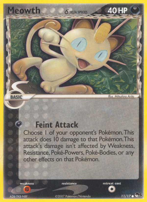 Meowth (11/17) (Delta Species) [POP Series 5] | GnG Games