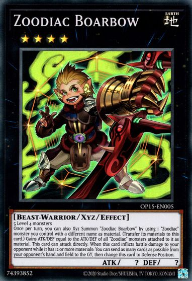 Zoodiac Boarbow [OP15-EN005] Super Rare | GnG Games