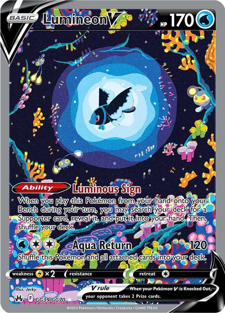 Lumineon V (GG39/GG70) [Sword & Shield: Crown Zenith] | GnG Games