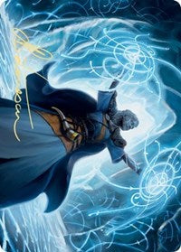 Frost Augur Art Card (Gold-Stamped Signature) [Kaldheim: Art Series] | GnG Games