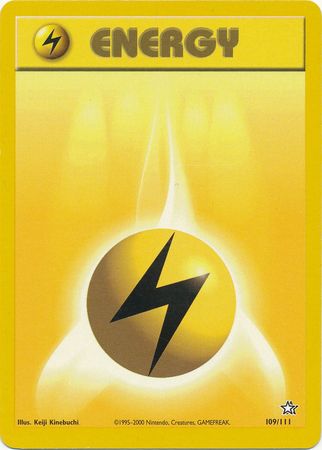 Lightning Energy (109/111) [Neo Genesis Unlimited] | GnG Games