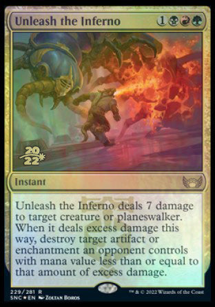 Unleash the Inferno [Streets of New Capenna Prerelease Promos] | GnG Games