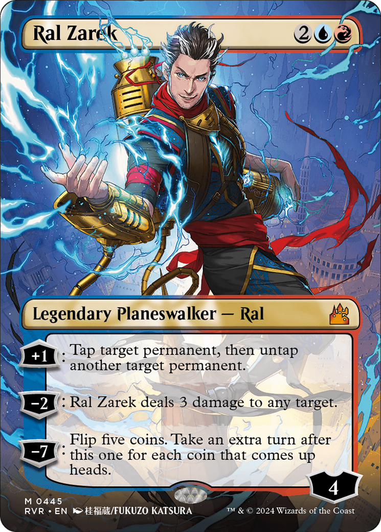 Ral Zarek (Anime Borderless) [Ravnica Remastered] | GnG Games