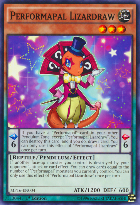 Performapal Lizardraw [MP16-EN004] Common | GnG Games