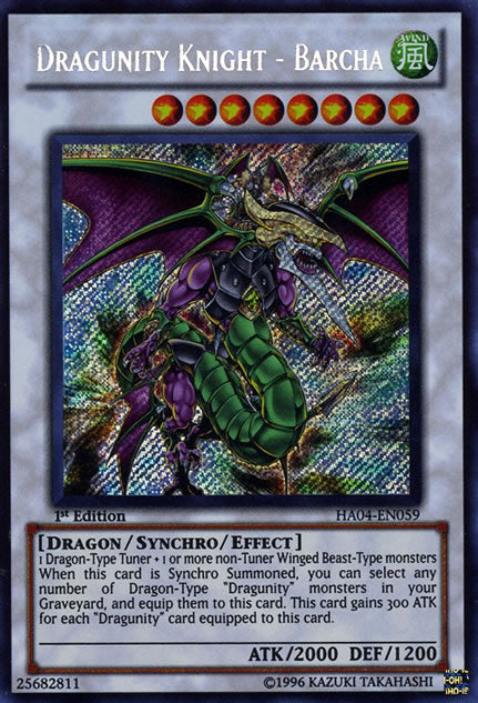 Dragunity Knight - Barcha [HA04-EN059] Secret Rare | GnG Games