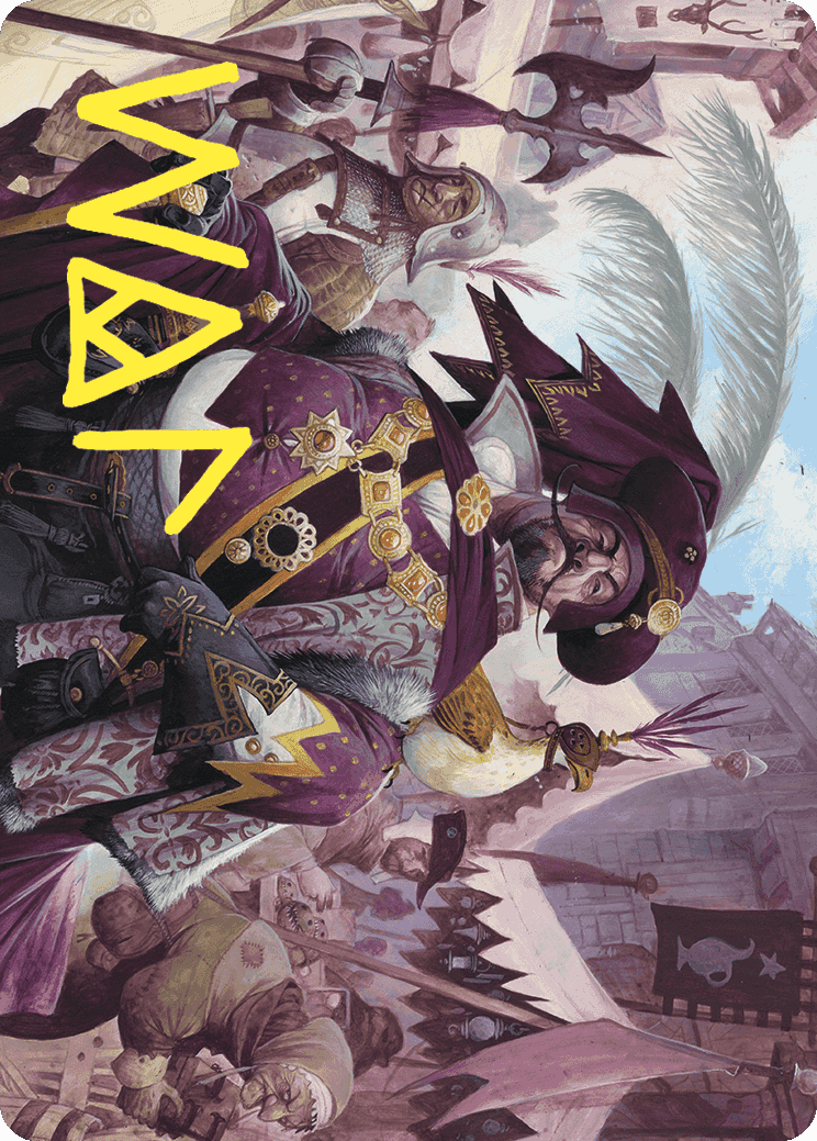 Discerning Financier Art Card (Gold-Stamped Signature) [Wilds of Eldraine Art Series] | GnG Games