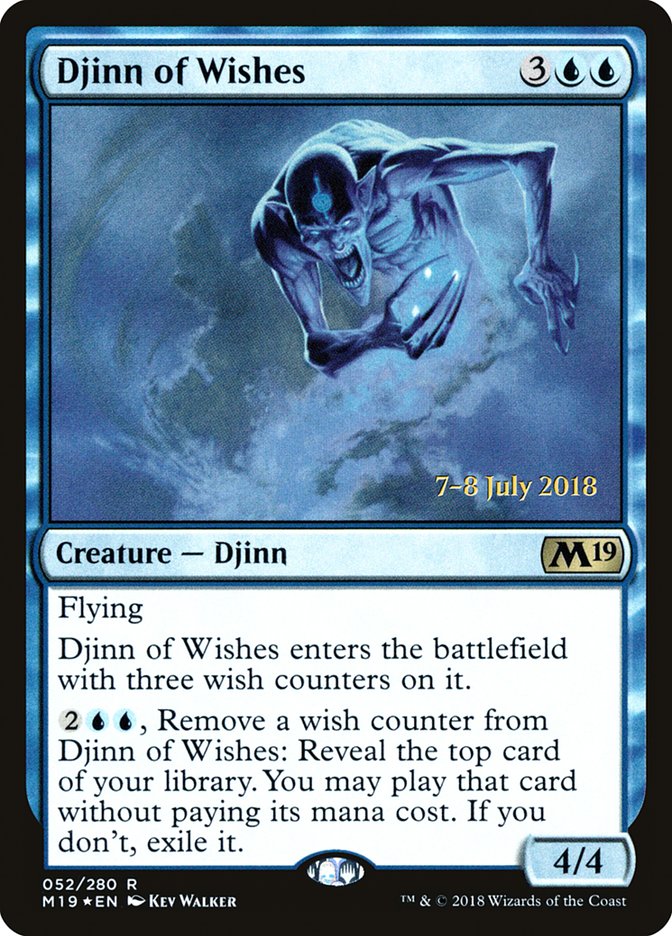 Djinn of Wishes  [Core Set 2019 Prerelease Promos] | GnG Games