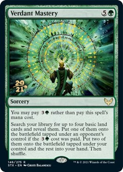 Verdant Mastery [Strixhaven: School of Mages Prerelease Promos] | GnG Games