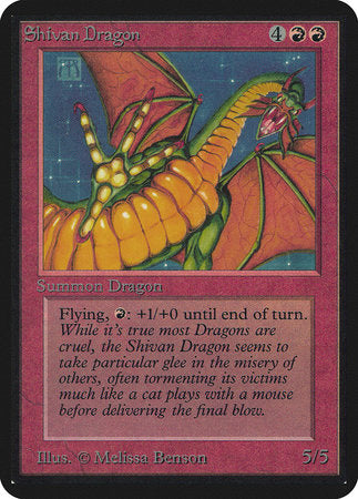 Shivan Dragon [Limited Edition Alpha] | GnG Games