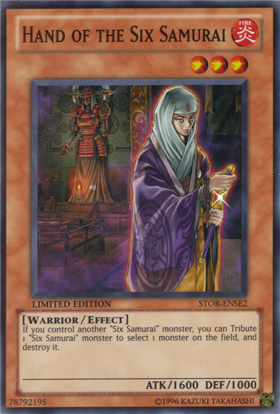 Hand of the Six Samurai [STOR-ENSE2] Super Rare | GnG Games
