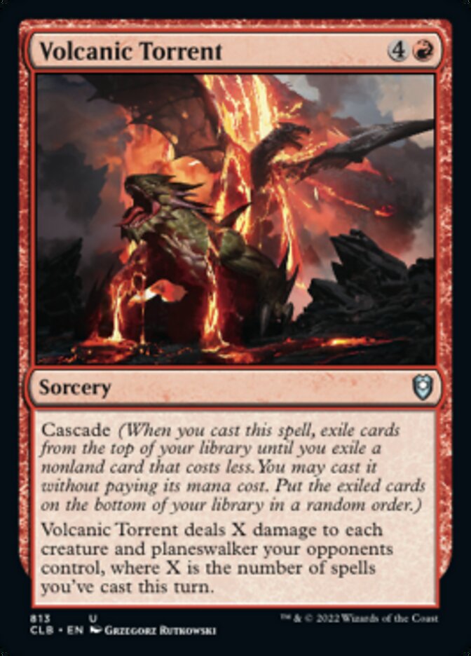 Volcanic Torrent [Commander Legends: Battle for Baldur's Gate] | GnG Games