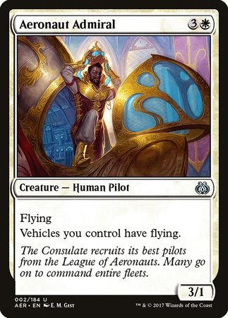 Aeronaut Admiral [Aether Revolt] | GnG Games