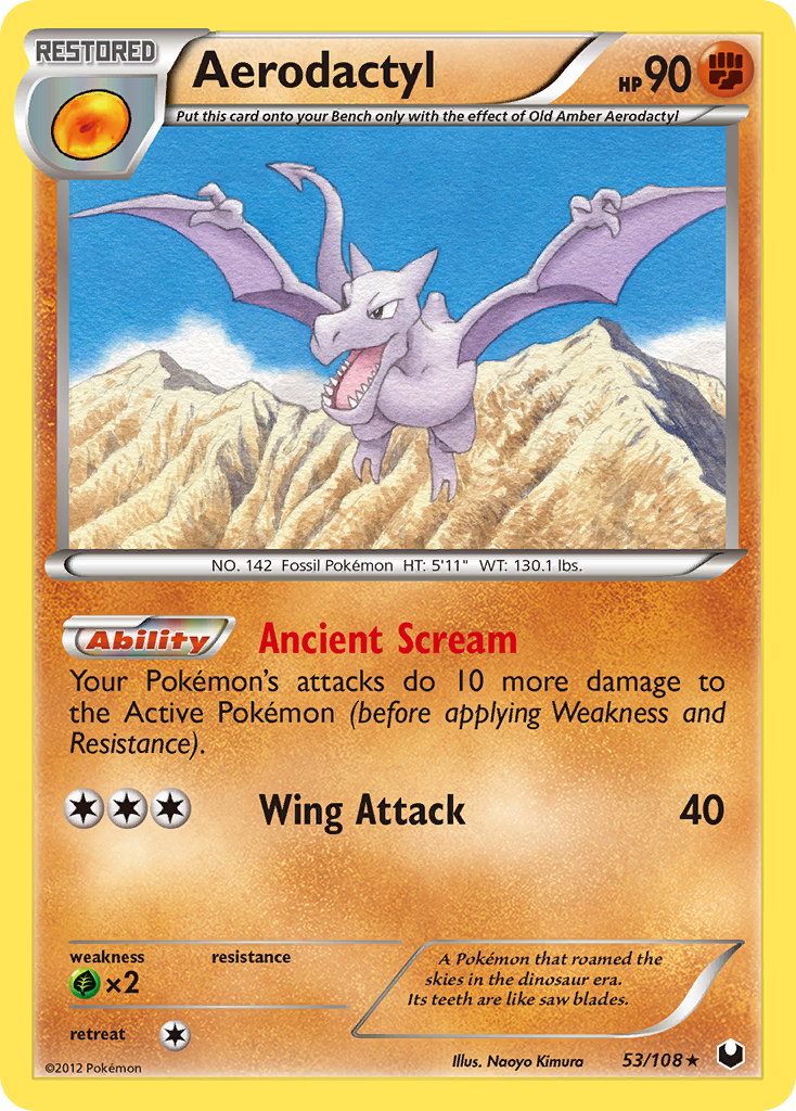 Aerodactyl (53/108) [Black & White: Dark Explorers] | GnG Games