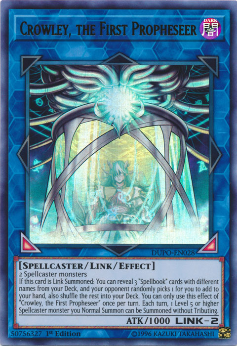 Crowley, the First Propheseer [DUPO-EN028] Ultra Rare | GnG Games
