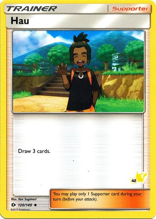 Hau (120/149) (Pikachu Stamp #42) [Battle Academy 2020] | GnG Games