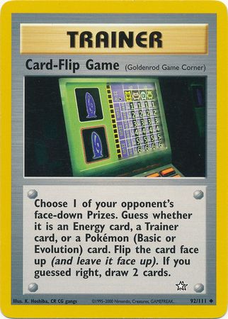 Card-Flip Game (92/111) [Neo Genesis Unlimited] | GnG Games